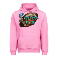 Fuchsia Pink american football senior 2023 Urban Hoodie - BundleAndBundleShop