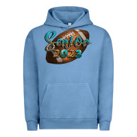 Pigment Pebble Blue american football senior 2023 Urban Hoodie - BundleAndBundleShop