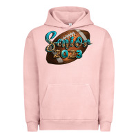 Pigment Salmon american football senior 2023 Urban Hoodie - BundleAndBundleShop