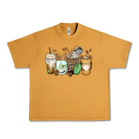 Peanut Butter latte coffee cups Urban Heavy Tee - Zillion Design Studio