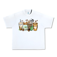 White latte coffee cups Urban Heavy Tee - Zillion Design Studio