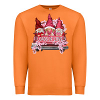 Carrot loads of love with flowers Premium Sweatshirt - NancyCooperArtShop