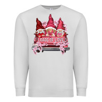 Dove Grey loads of love with flowers Premium Sweatshirt - NancyCooperArtShop