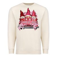 Sandshell loads of love with flowers Premium Sweatshirt - NancyCooperArtShop