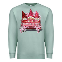 Seafoam loads of love with flowers Premium Sweatshirt - NancyCooperArtShop