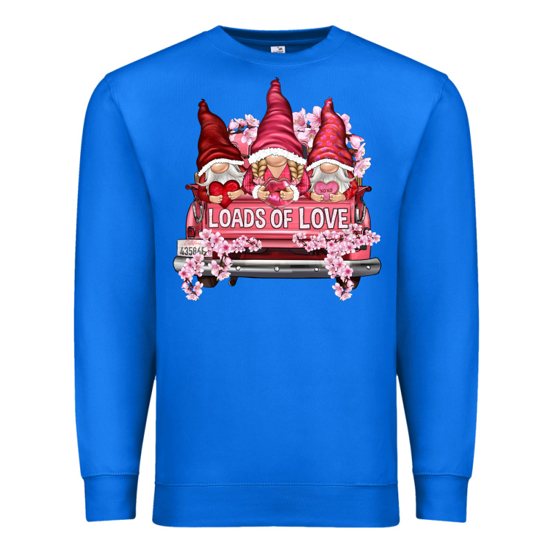 Loads Of Love With Flowers Premium Sweatshirt by NancyCooperArtShop | Teevron