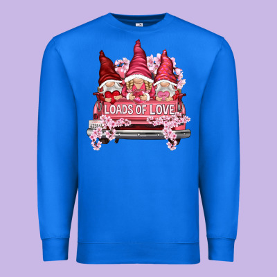 Loads Of Love With Flowers Premium Sweatshirt Designed By Nancycooperartshop