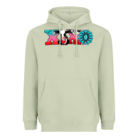 Matcha xoxo with cow Heavyweight Hoodie - AdoDesignShop