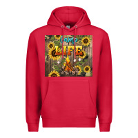 Cardinal camp life Premium Hoodie - NancyCooperArtShop