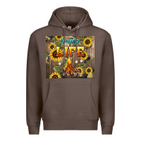 Coffee camp life Premium Hoodie - NancyCooperArtShop