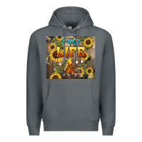 Rock camp life Premium Hoodie - NancyCooperArtShop