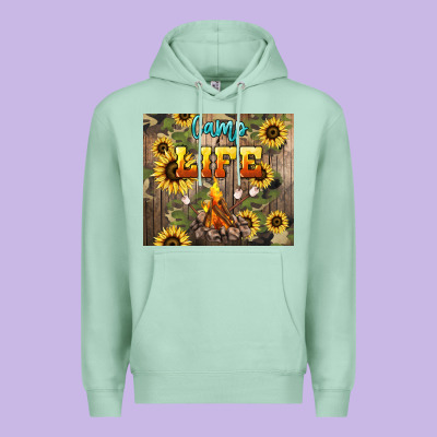 Camp Life Premium Hoodie Designed By Nancycooperartshop