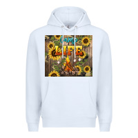 White camp life Premium Hoodie - NancyCooperArtShop
