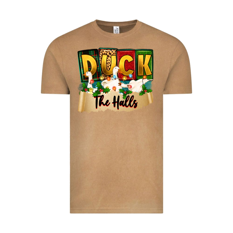 Christmas Duck The Halls Vintage Tee by Zillion Design Studio | Teevron