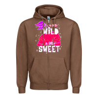 Chestnut a little wild a little sweet Zipper Hoodie - JahusDesignShop