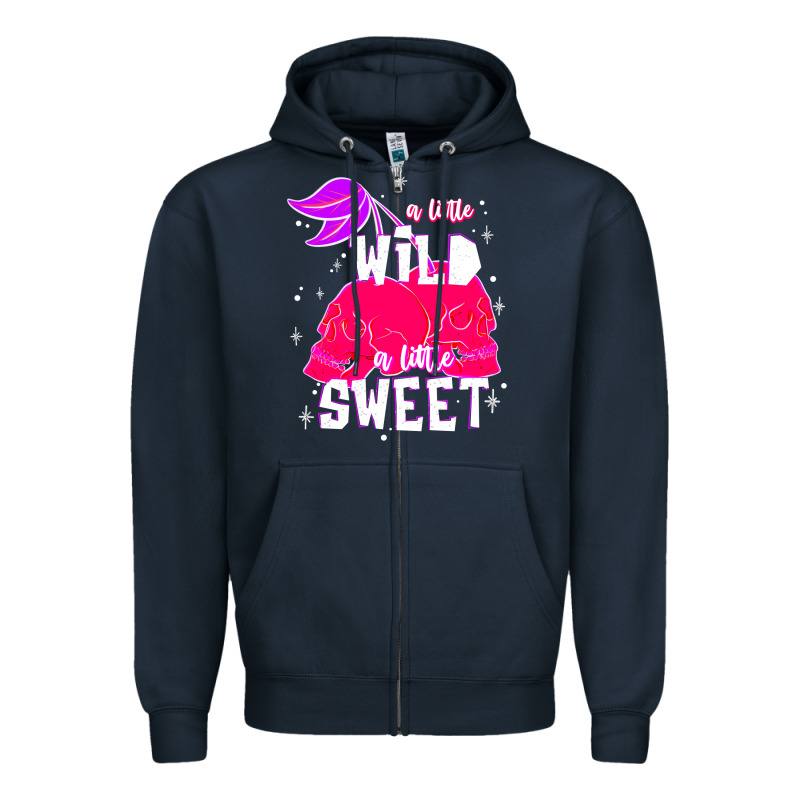A Little Wild A Little Sweet Zipper Hoodie by JahusDesignShop | Teevron