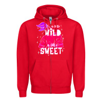Red a little wild a little sweet Zipper Hoodie - JahusDesignShop