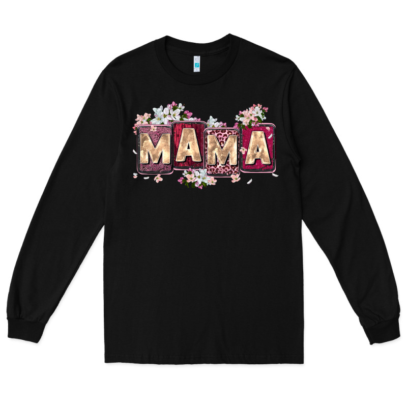 Mama With License Letters Long Sleeve Tee by Zillion Design Studio | Teevron