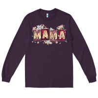 Plum mama with license letters Long Sleeve Tee - Zillion Design Studio
