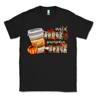 Black wild about pumpkin spice Classic Tee - CowhideDigitalArt