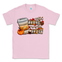 Bubblegum Pink wild about pumpkin spice Classic Tee - CowhideDigitalArt