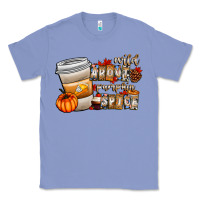 Colony Blue wild about pumpkin spice Classic Tee - CowhideDigitalArt