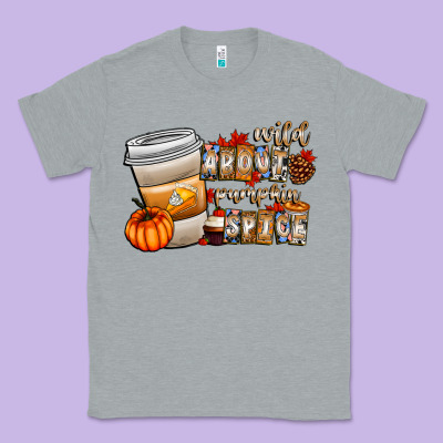 Wild About Pumpkin Spice Classic Tee Designed By Cowhidedigitalart