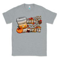 Heather Grey wild about pumpkin spice Classic Tee - CowhideDigitalArt