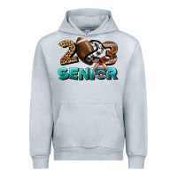 Heather Grey American Football Senior 2023 Urban Hoodie - BundleAndBundleShop
