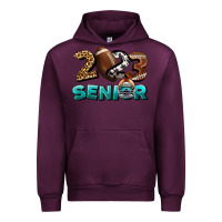 Mauve Wine American Football Senior 2023 Urban Hoodie - BundleAndBundleShop