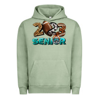 Pigment Oil Green American Football Senior 2023 Urban Hoodie - BundleAndBundleShop