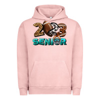 Pigment Salmon American Football Senior 2023 Urban Hoodie - BundleAndBundleShop