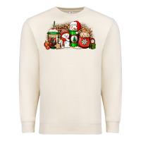 Sandshell Christmas snow coffee cups Premium Sweatshirt - Jasminsmagicworld