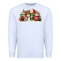 White Christmas snow coffee cups Premium Sweatshirt - Jasminsmagicworld