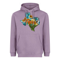 Lavender western texas map Heavyweight Hoodie - AdoDesignShop
