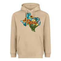 Mushroom western texas map Heavyweight Hoodie - AdoDesignShop