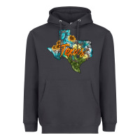 Smoke western texas map Heavyweight Hoodie - AdoDesignShop