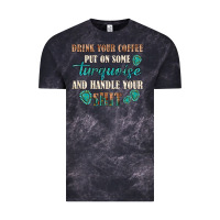 Cloud Black drink your coffee and handle your shit Vintage Tee - texasbilliewilder