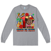 Heather Grey my 1st cinco de mayo Long Sleeve Tee - CTS Tumbler Store