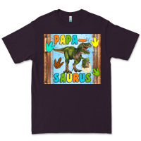Plum papa saurus Premium Tee - Artiststas