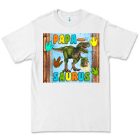 White papa saurus Premium Tee - Artiststas