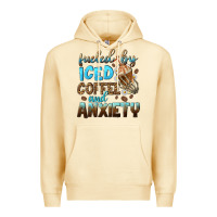Pina Colada fueled by iced coffee and anxiety Premium Hoodie - NancyCooperArtShop