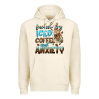 Tofu fueled by iced coffee and anxiety Premium Hoodie - NancyCooperArtShop