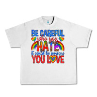 Lunar Rock be careful who you hate it could  be someone you l Urban Heavy Tee - texasbilliewilder