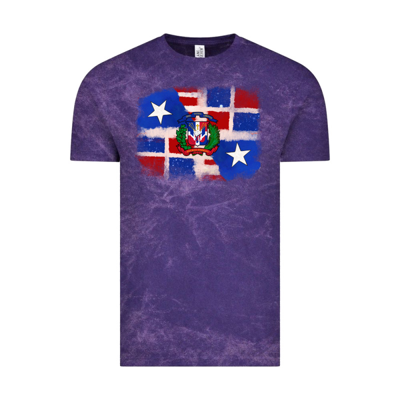 Dominican And Puerto Rico Flag Vintage Tee by texasbilliewilder | Teevron