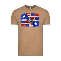 Vintage Coffee dominican and puerto rico flag Vintage Tee - texasbilliewilder