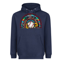 Navy baseball rainbow Heavyweight Hoodie - Artiststas