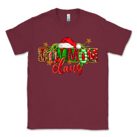 Burgundy christmas mom mom claus Classic Tee - FaDigitalArtStudio