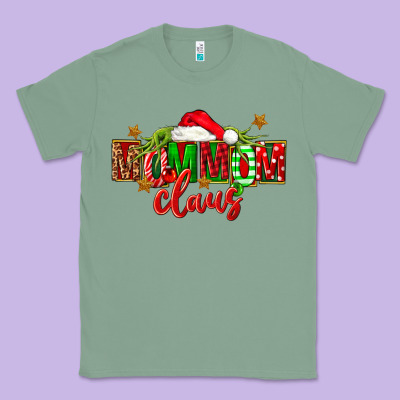 Christmas Mom Mom Claus Classic Tee Designed By Fadigitalartstudio