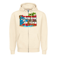 Sandshell puerto rico and flowers with frog Zipper Hoodie - AdoDesignShop